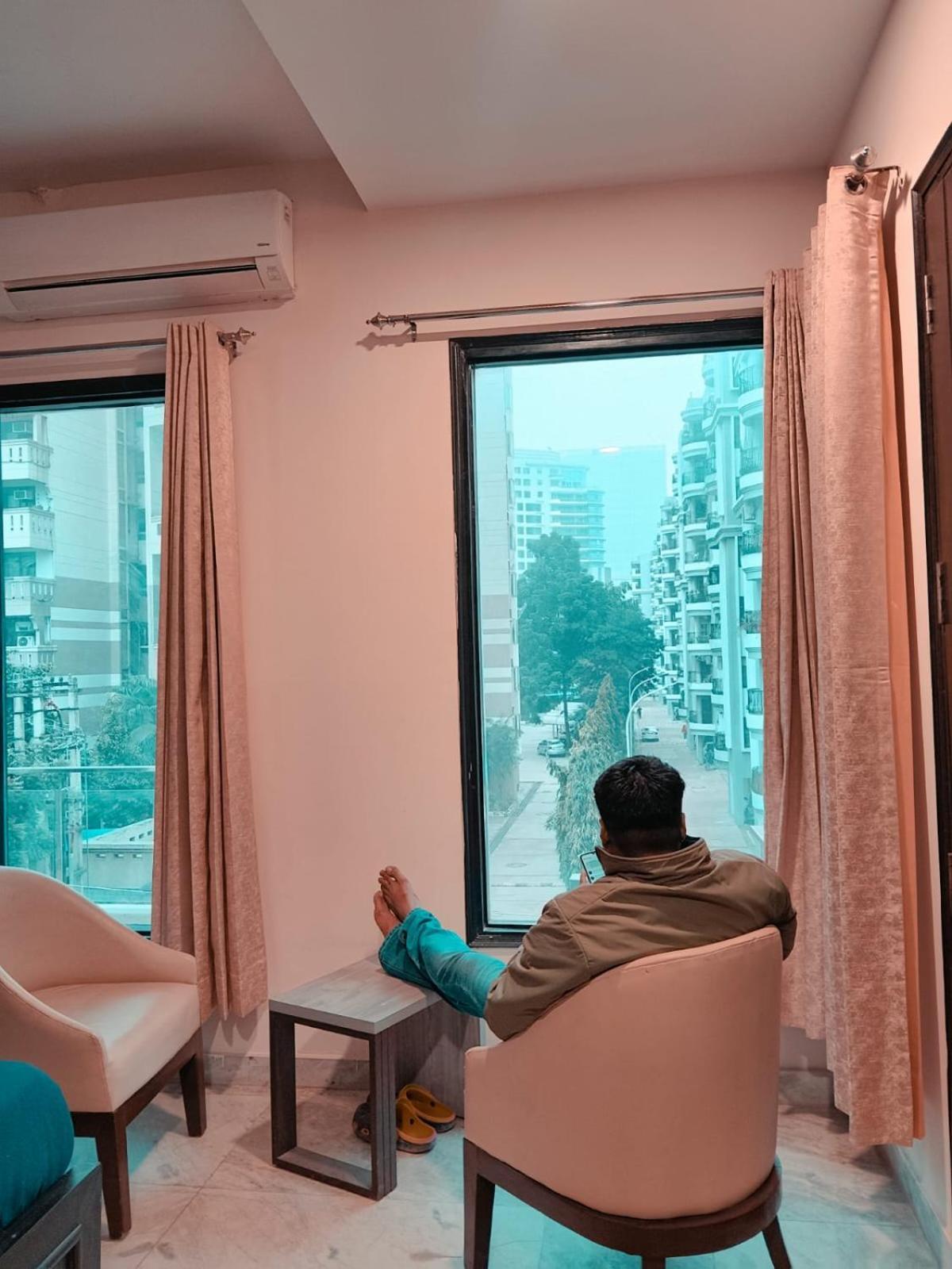 Lime Tree Service Apartment Golf Course Road, Gurgaon Buitenkant foto