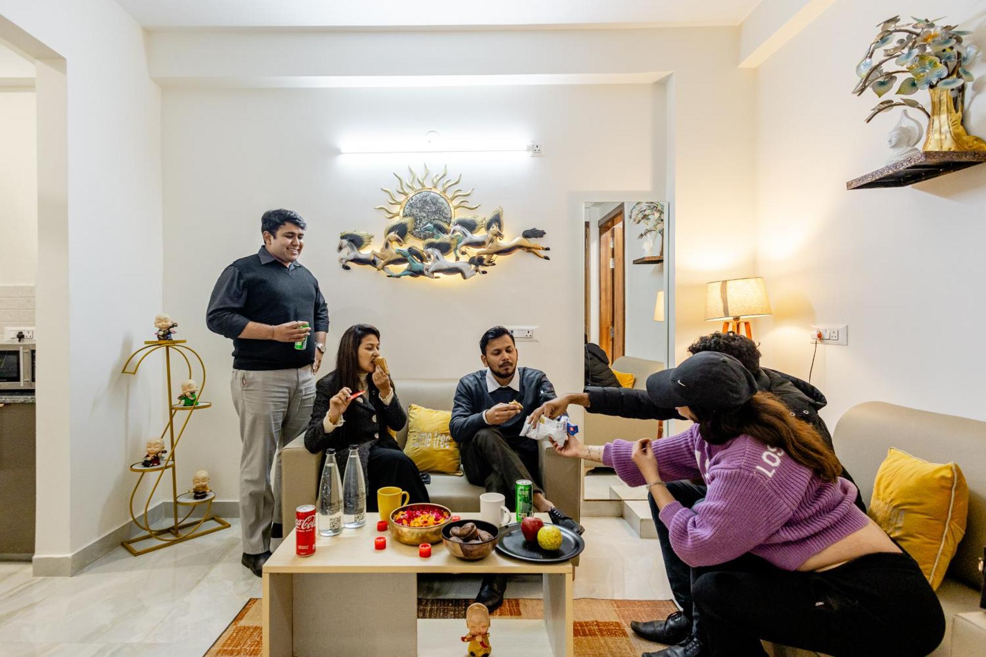 Lime Tree Service Apartment Golf Course Road, Gurgaon Buitenkant foto
