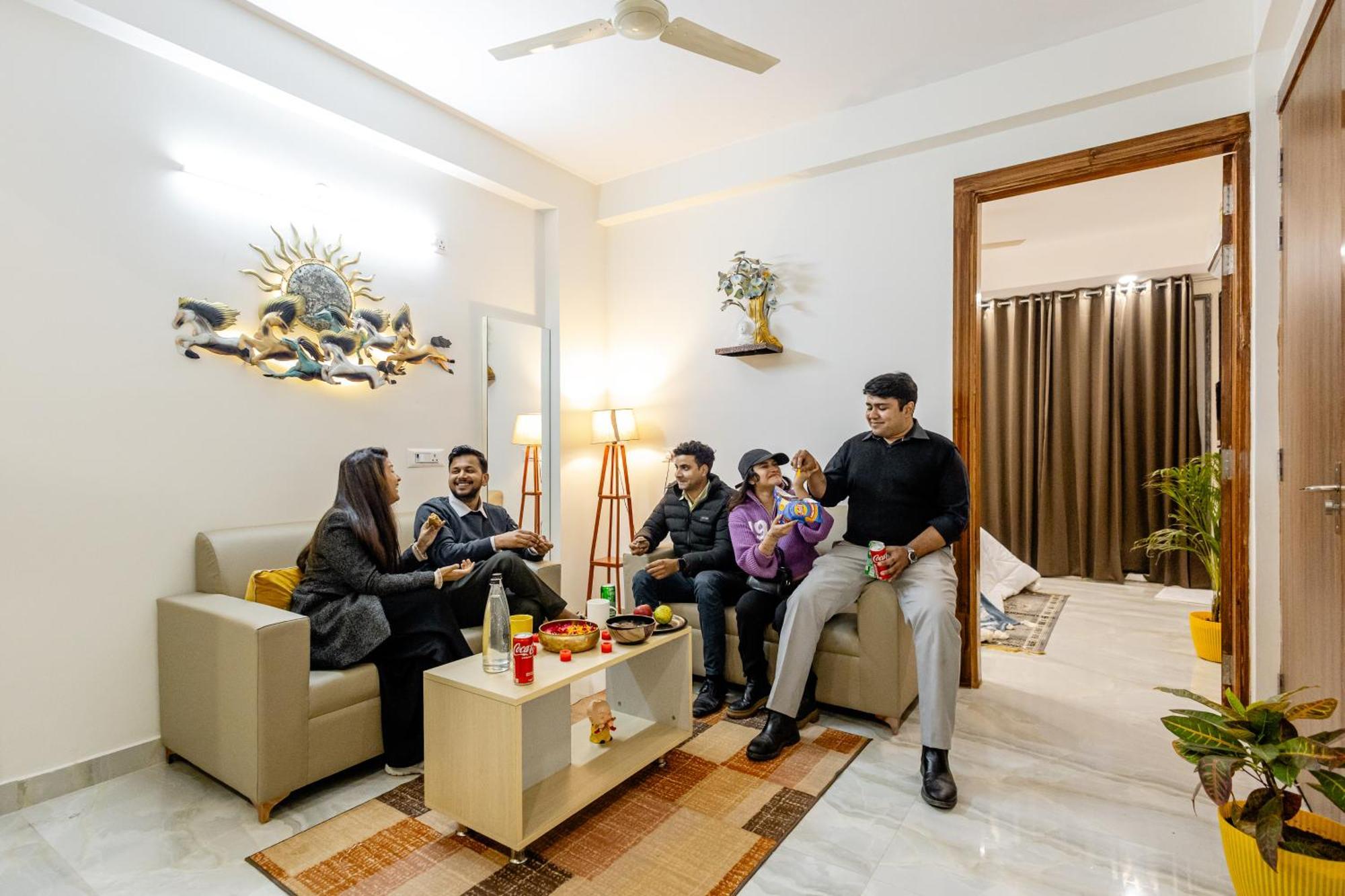Lime Tree Service Apartment Golf Course Road, Gurgaon Buitenkant foto